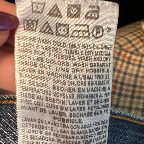 Levi’s 501 Button Fly Jeans 38x32 | Straight Fit Vintage Blue Denim Pants - Picture 6 of 9